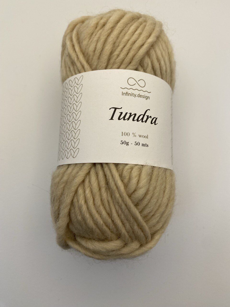 Пряжа в мотках INFINITY TUNDRA 3021 LIGHT BEIGE — изображение 7