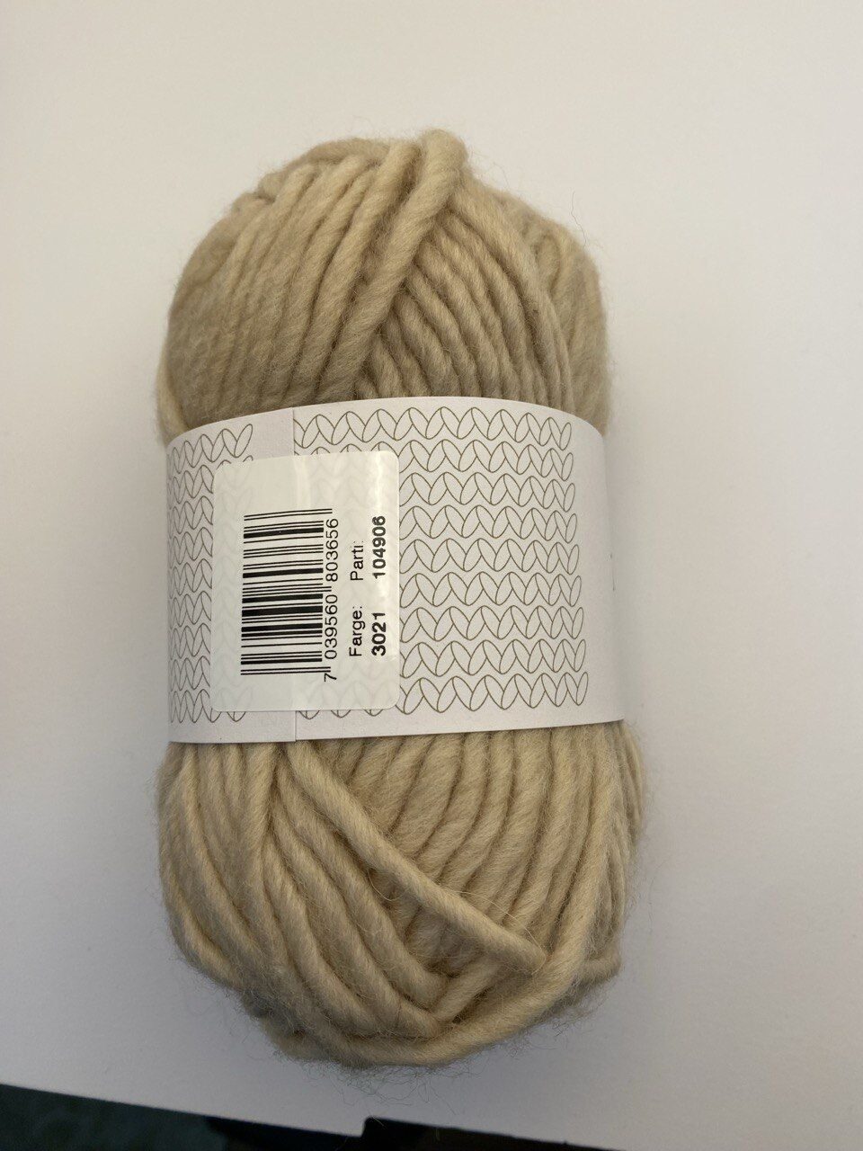 Пряжа в мотках INFINITY TUNDRA 3021 LIGHT BEIGE — изображение 6