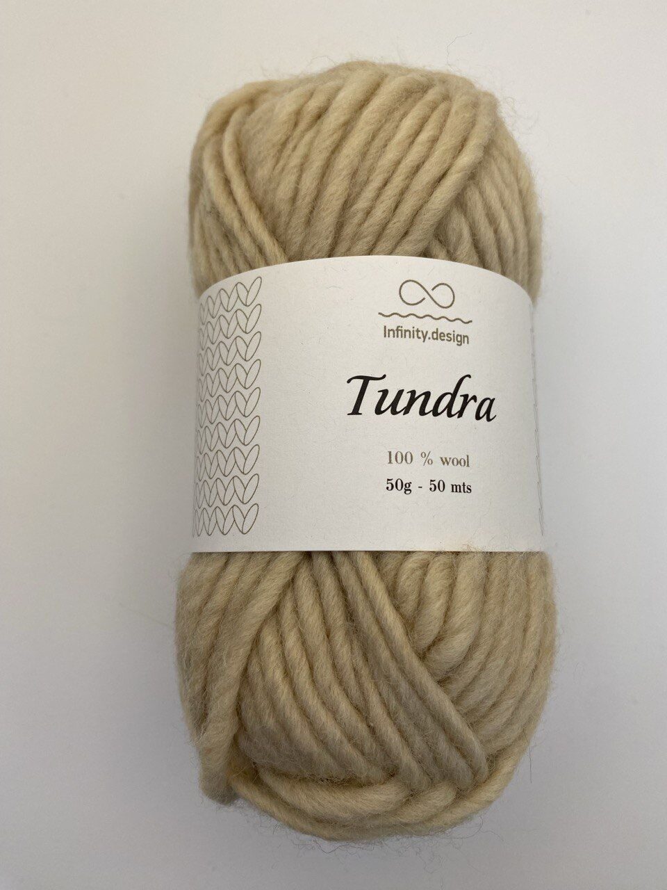 Пряжа в мотках INFINITY TUNDRA 3021 LIGHT BEIGE — изображение 5