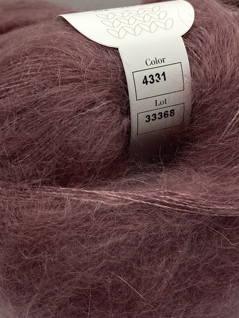 Пряжа в мотках INFINITY SILK MOHAIR 4331 OLD ROSA — изображение 3