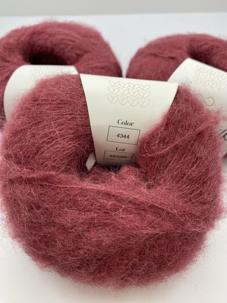 Пряжа для вязания INFINITY ALPACA SILK 4344 DARK POWDER PINK — изображение 3